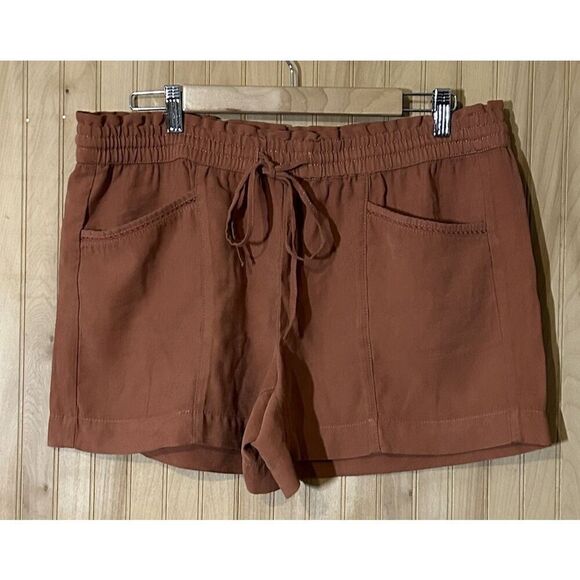 Loft Womens Large Pull On Shorts Pockets Elastic Waist - Picture 1 of 4